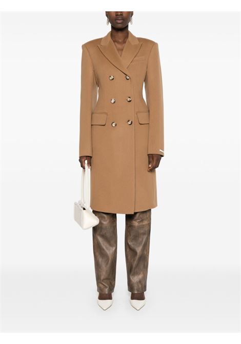 Beige morgana double-breasted coat Maxmara Sportmax - women MAXMARA SPORTMAX | 2422016041600001